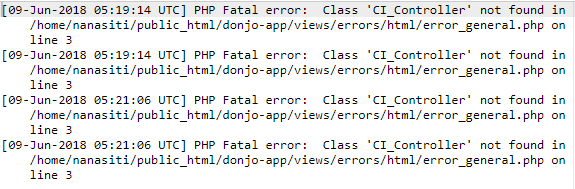 Bug: Error Log di hosting · Issue #1265 · OpenSID/OpenSID · GitHub