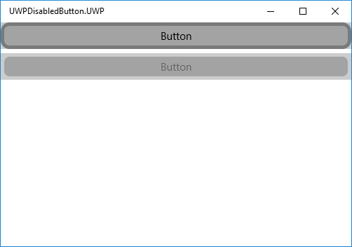 Border and CornerRadius are not respected in UWP when button is ...