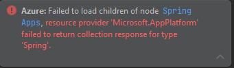 Cannot list service instances of Azure Spring Apps · Issue #7396 ...