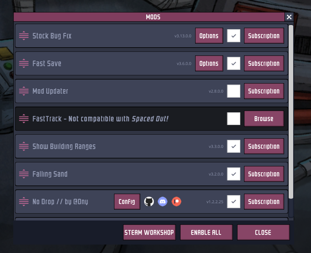 Fast Track not compatible with Spaced Out! DLC · Issue #224 ...