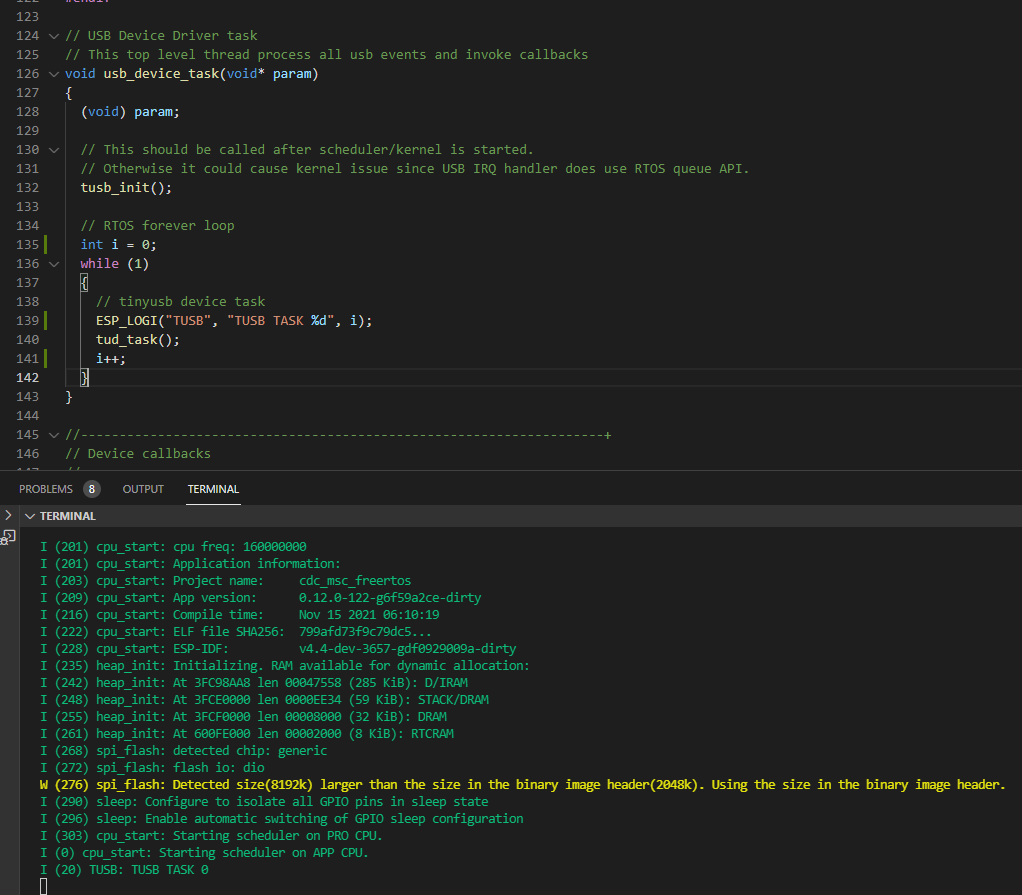 Issues with ESP32-S3 · Issue #1196 · hathach/tinyusb · GitHub