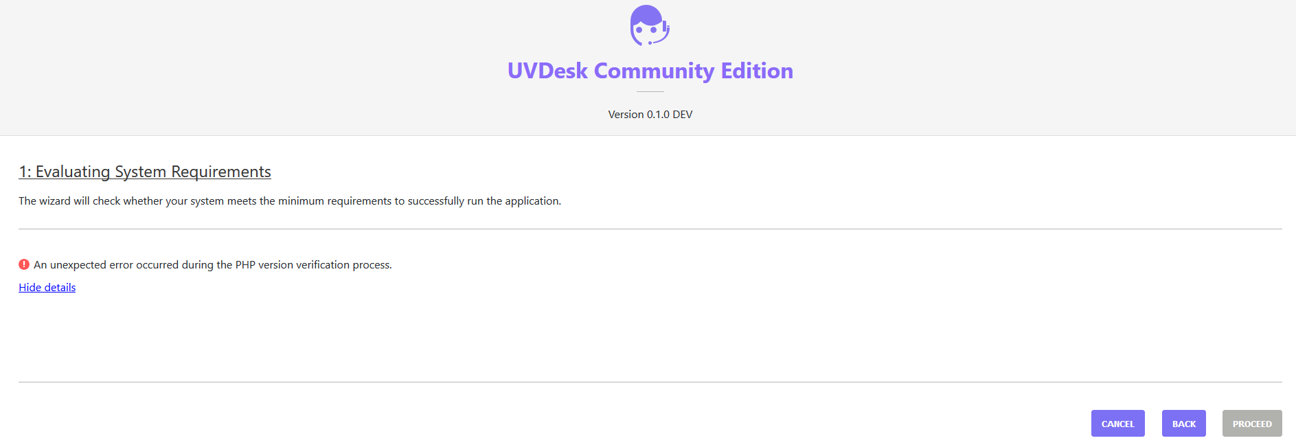 Error on install · Issue #143 · uvdesk/community-skeleton · GitHub
