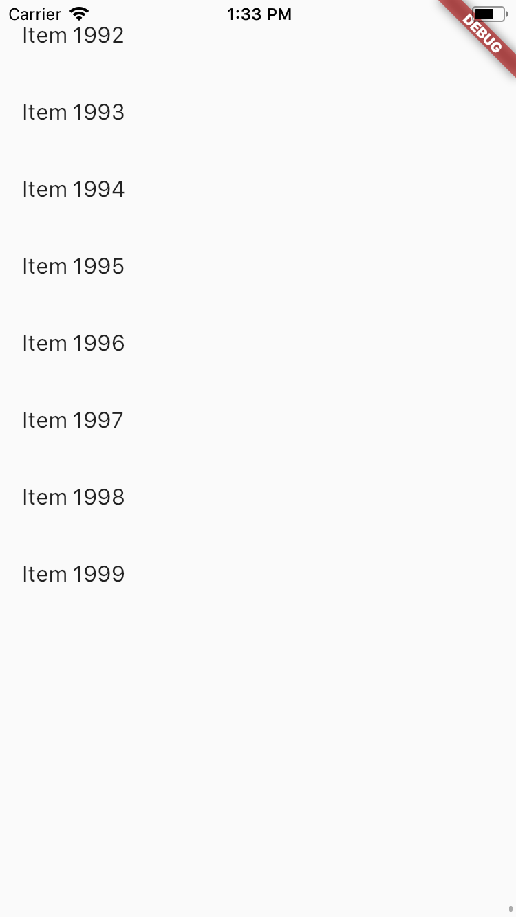 Scrollbar thumb's size (length) on iOS calculation is always minimal on very long ListViews