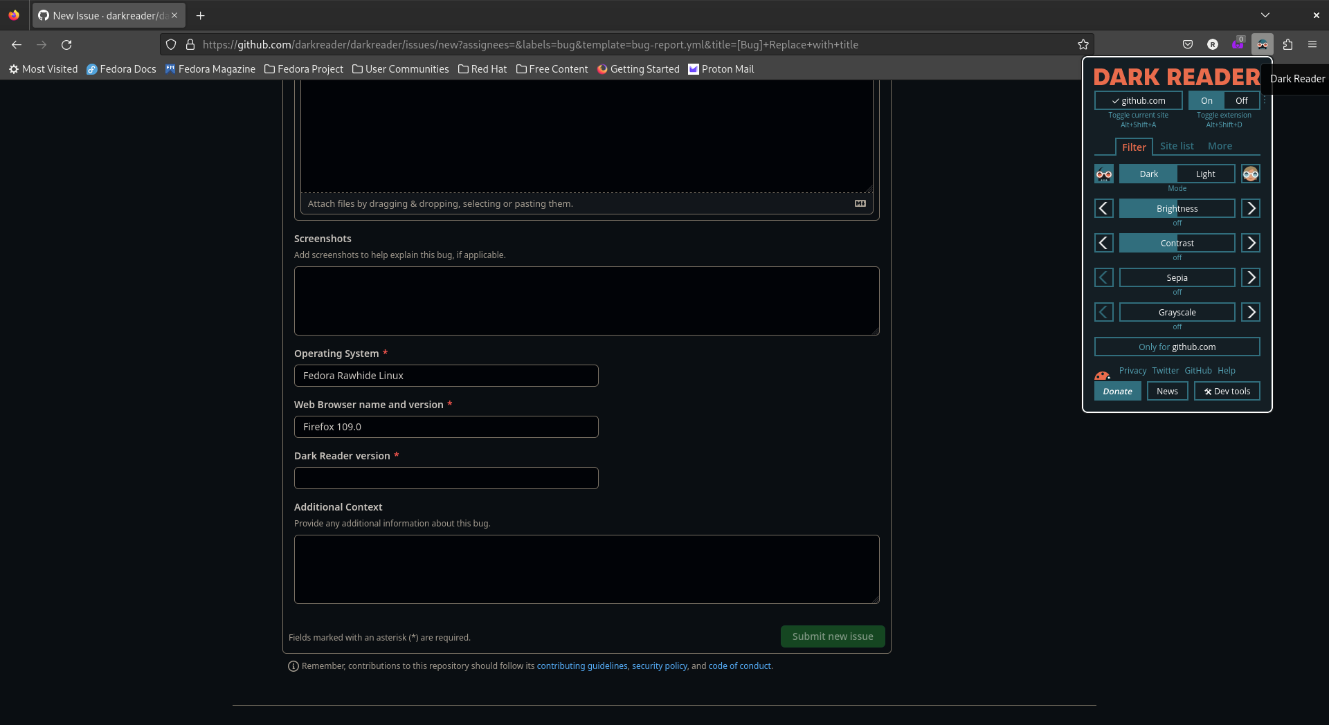 [Bug] No Auto Mode on Linux (Fedora Rawhide) · Issue #10694 ...