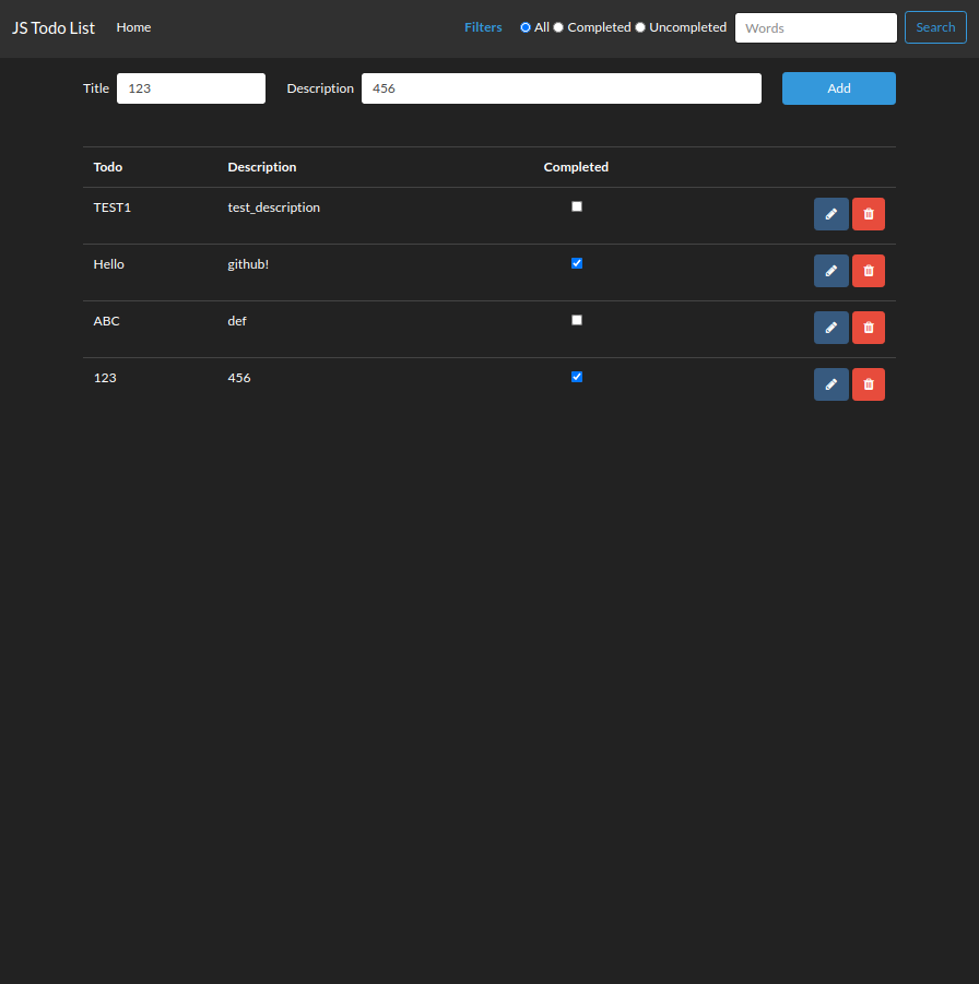 GitHub - RubioDeLimon/ToDoList_js: To-do list for the browser that ...