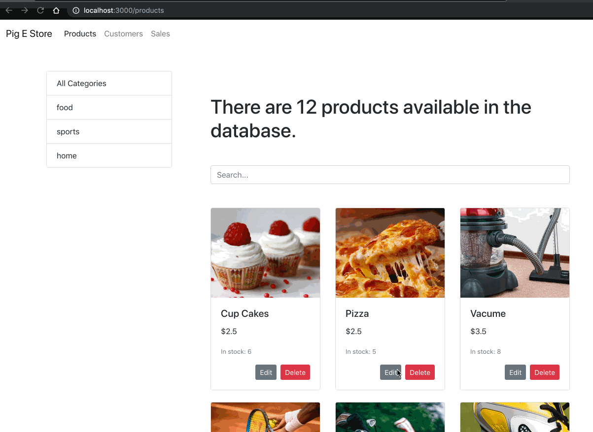 Retail Store Js GitHub - ariozone/e-store: A React.js app that runs locally in a retail ...