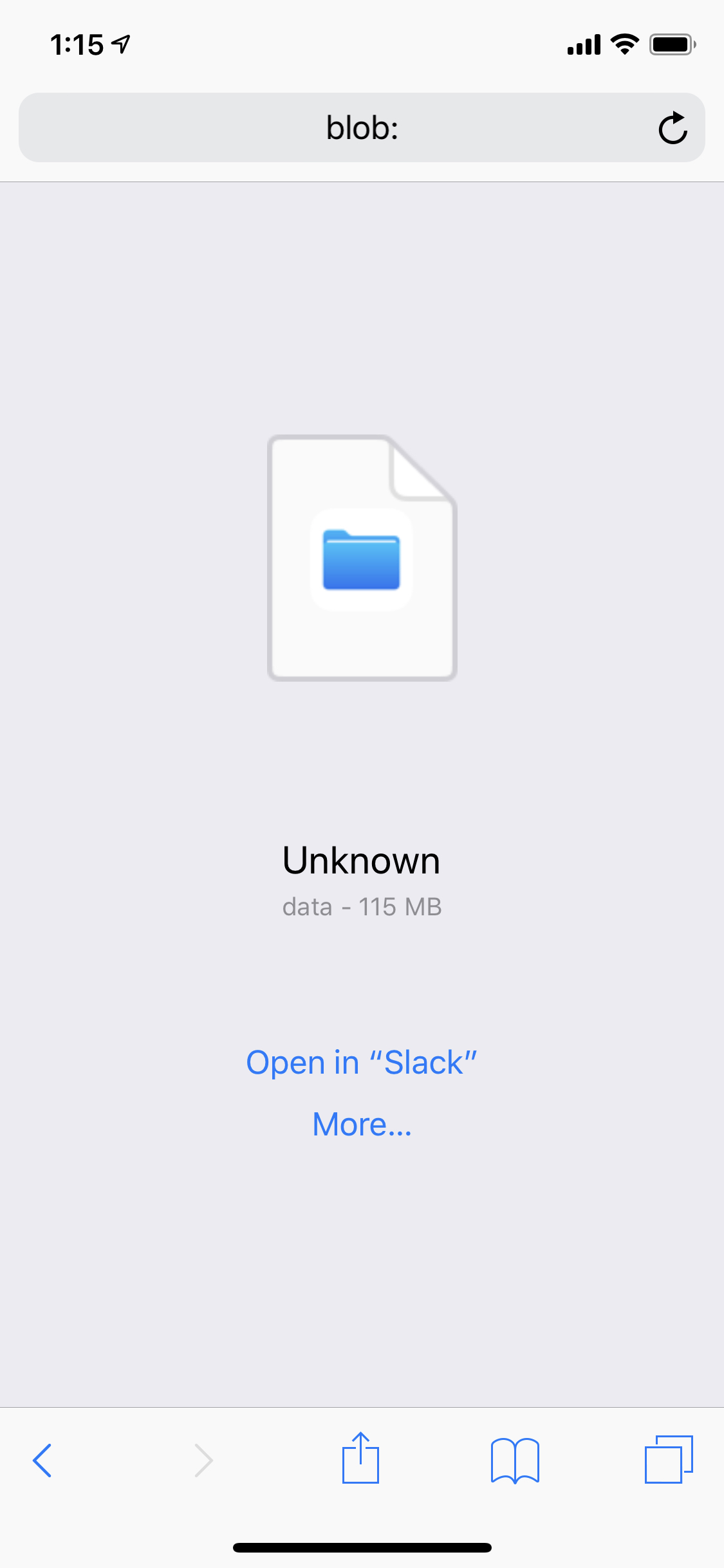 Can't "open in" Chrome iOS · Issue #467 · eligrey/FileSaver.js · GitHub