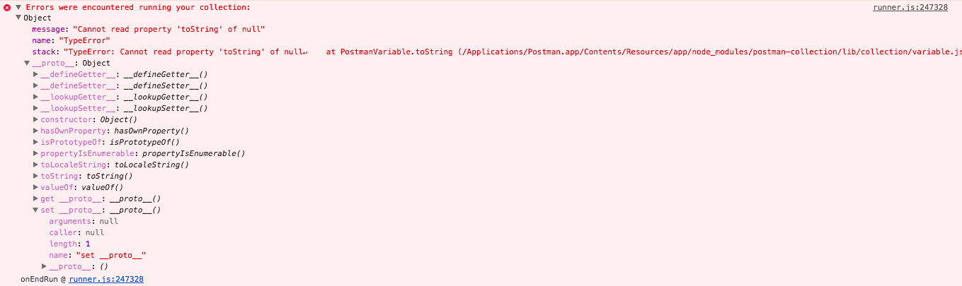 Postman throws error and when environment value is null · Issue #4199 ...