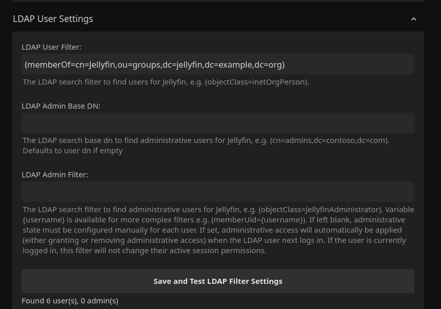 Admin users cannot login via LDAP? · Issue 123 · jellyfin/jellyfin