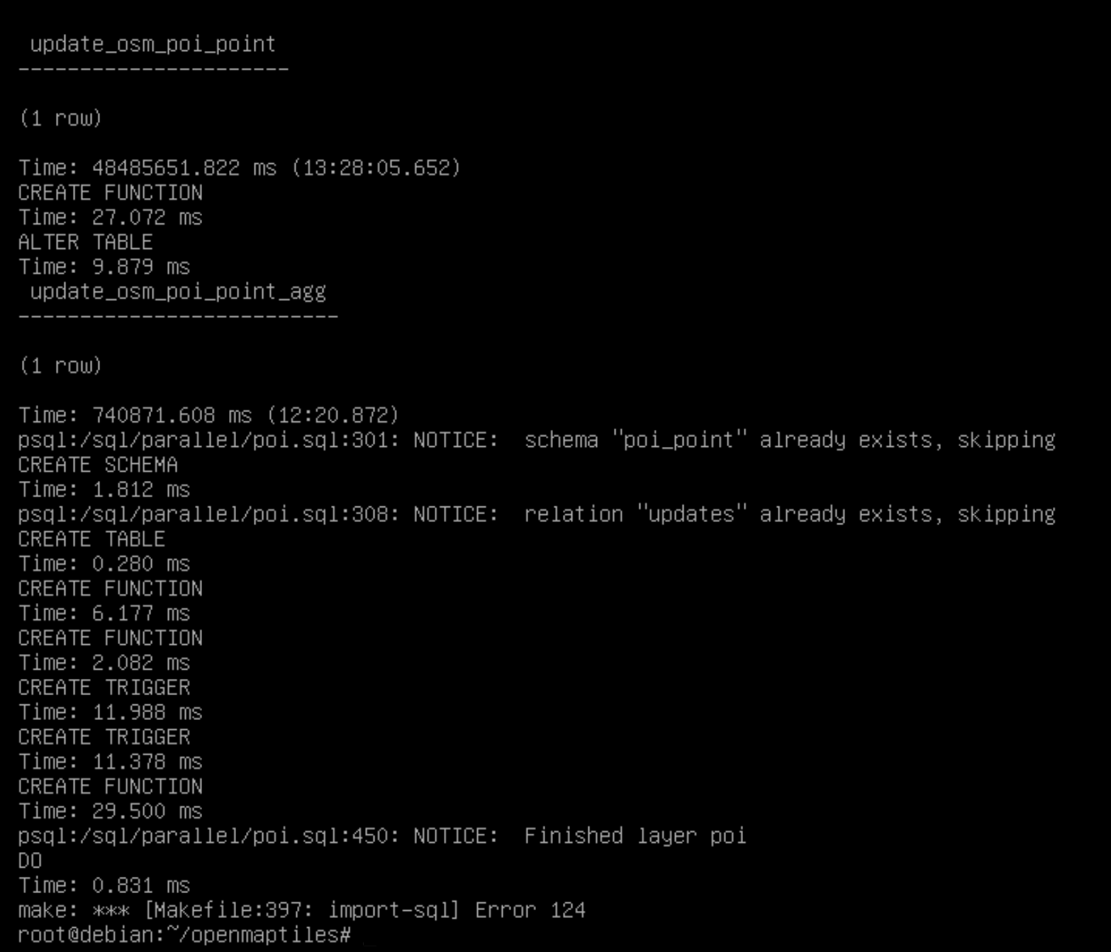 quickstart fails with error 123 · Issue #1016 · openmaptiles ...