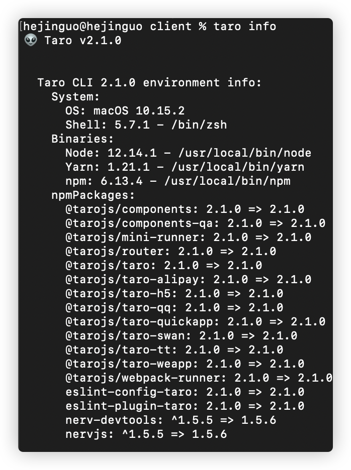 Taro初始化后的云开发模板在微信开发者工具中预览提示无法找到组件 · Issue #6008 · NervJS/taro · GitHub
