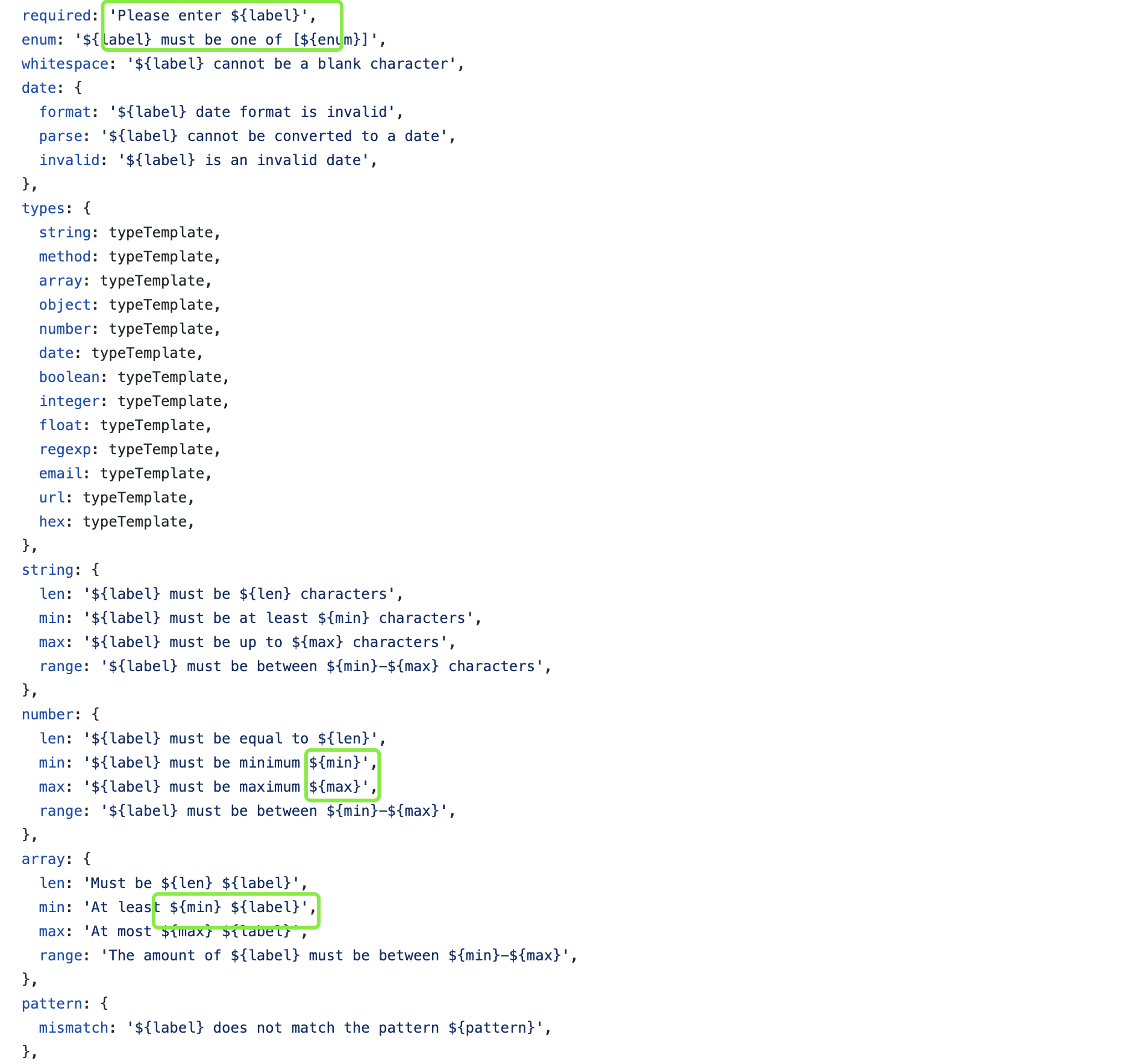 Documentation improvement - Form.Item messageVariables · Issue #32115 ...