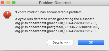 Export Product error · Issue #13504 · dbeaver/dbeaver · GitHub