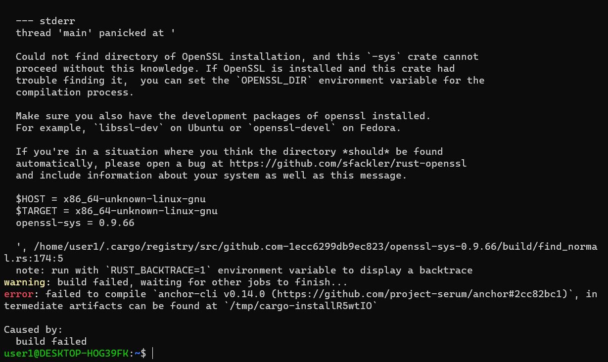 Failed to install anchor · Issue 665 · coralxyz/anchor · GitHub