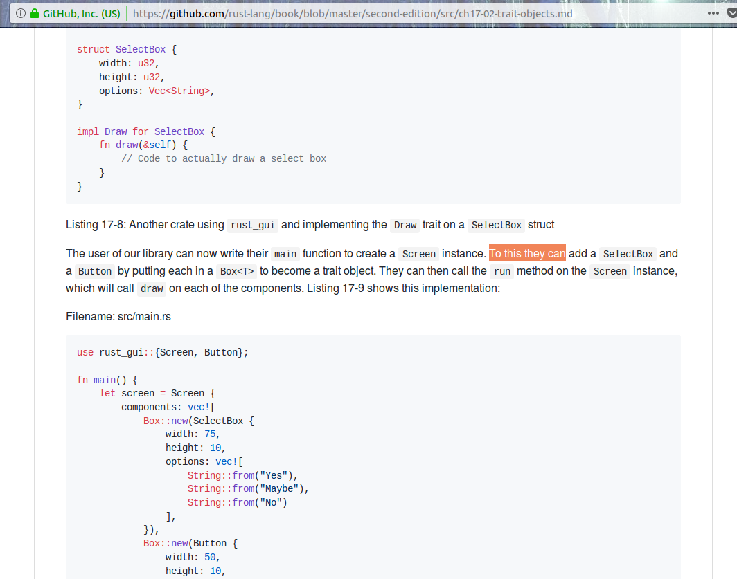 ch17 02 lacks word issue 1157 rust lang book github another word for rust