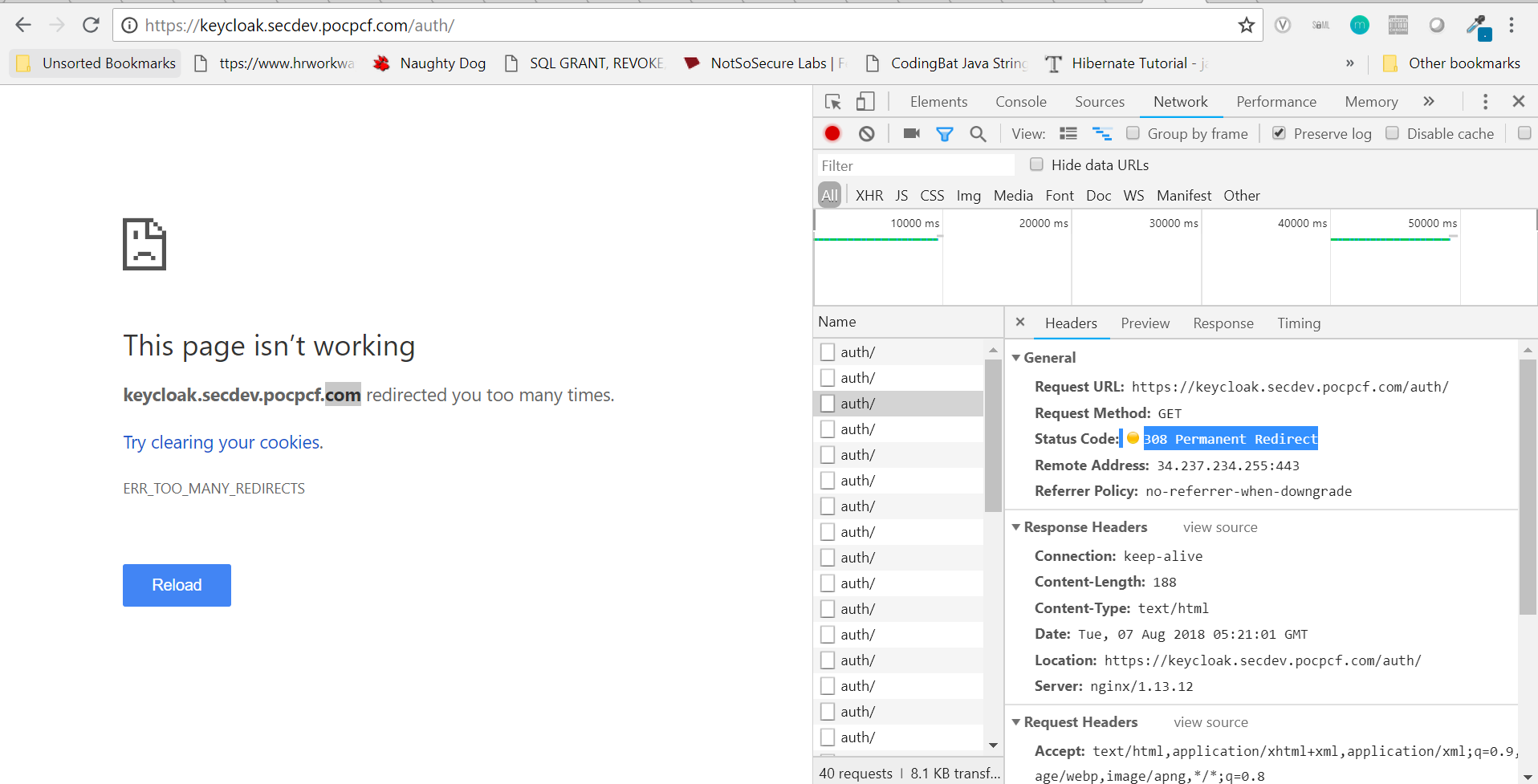 Unable to start keycloak on AWS EKS cluster · Issue 2 · galexrt