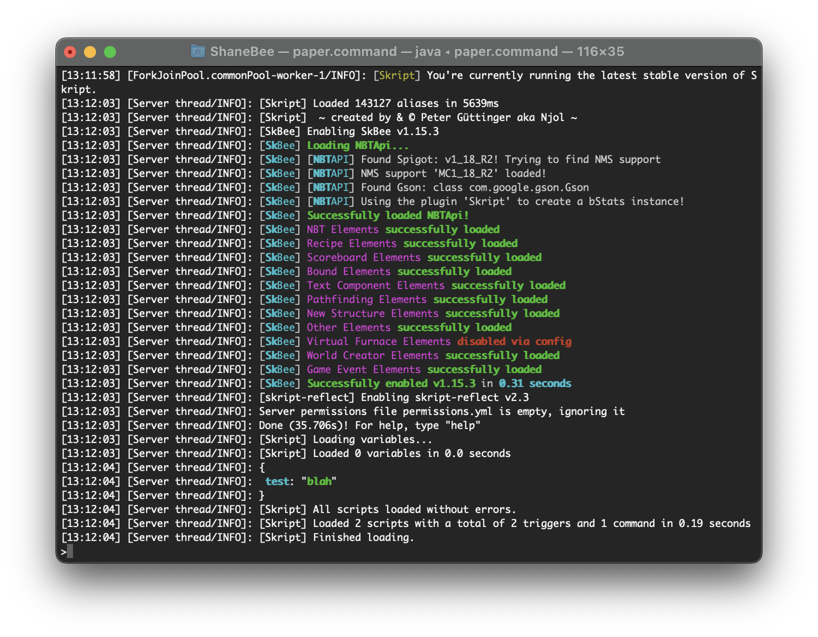 Console colors no longer working · Issue #7818 · PaperMC/Paper · GitHub