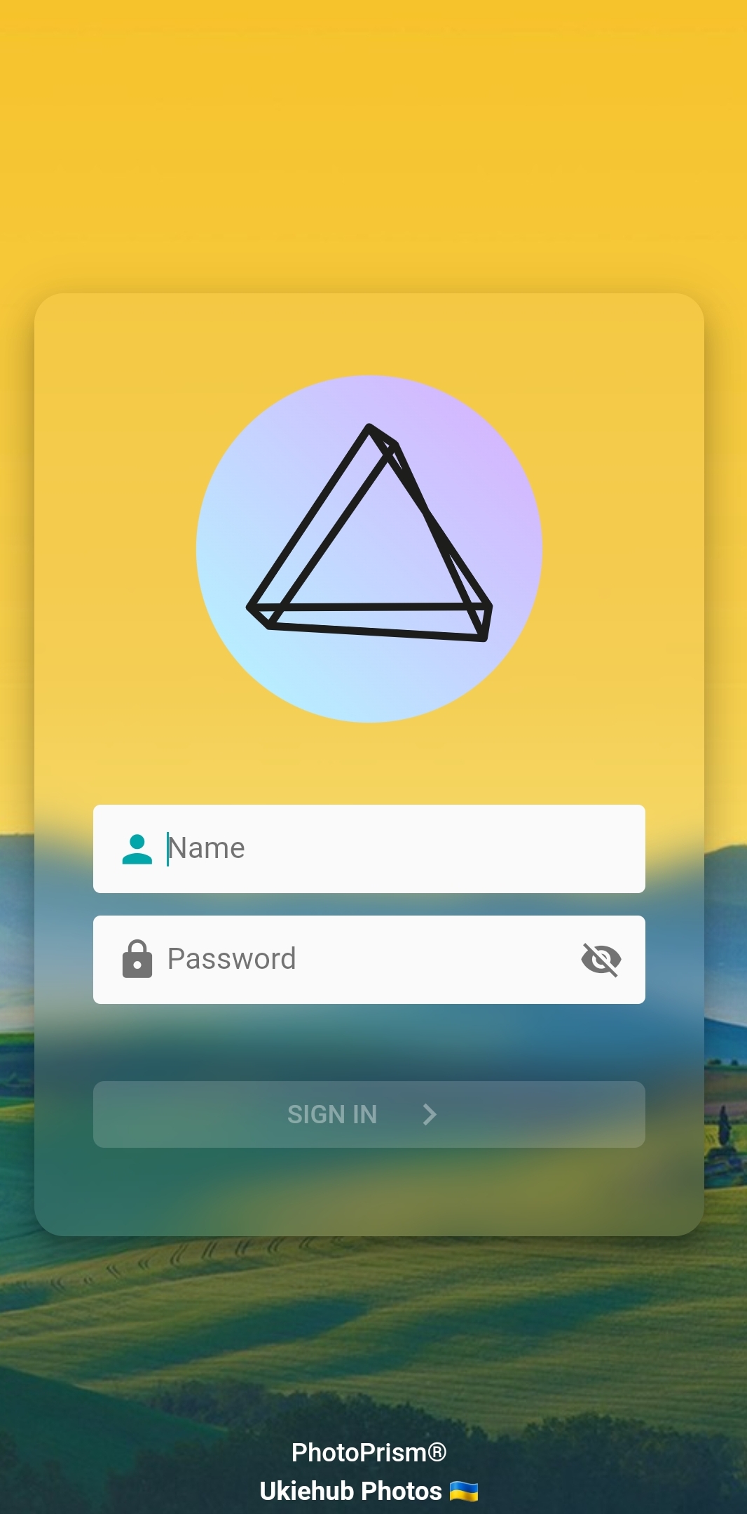 Can I replace the background image on the login page with a local file · photoprism photoprism