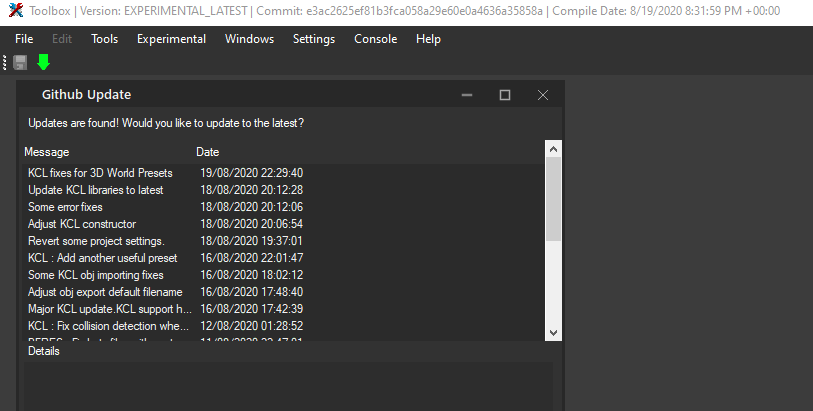 Github Update button enabled when using the latest commit · Issue #277 ...