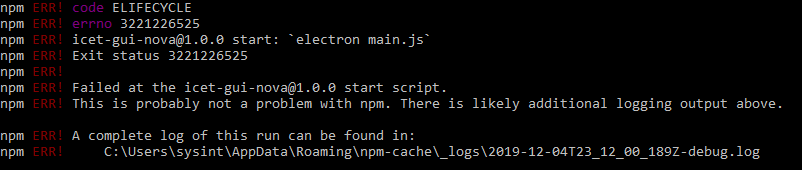 IceT Nova BrowserView Crash Error