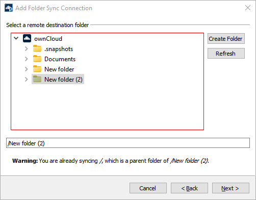 Add sync folder pair does not use the exclude filter. · Issue #8756 ...