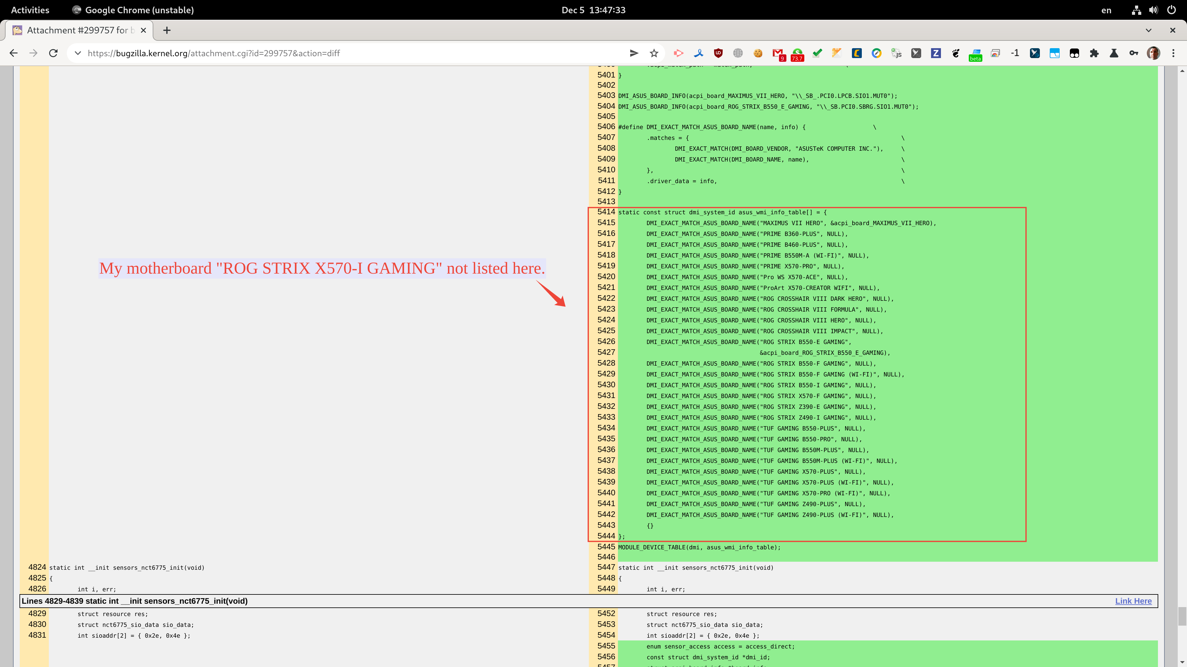No CPU FAN sensor monitoring on ASUS ROG STRIX X570I MB · Issue 220