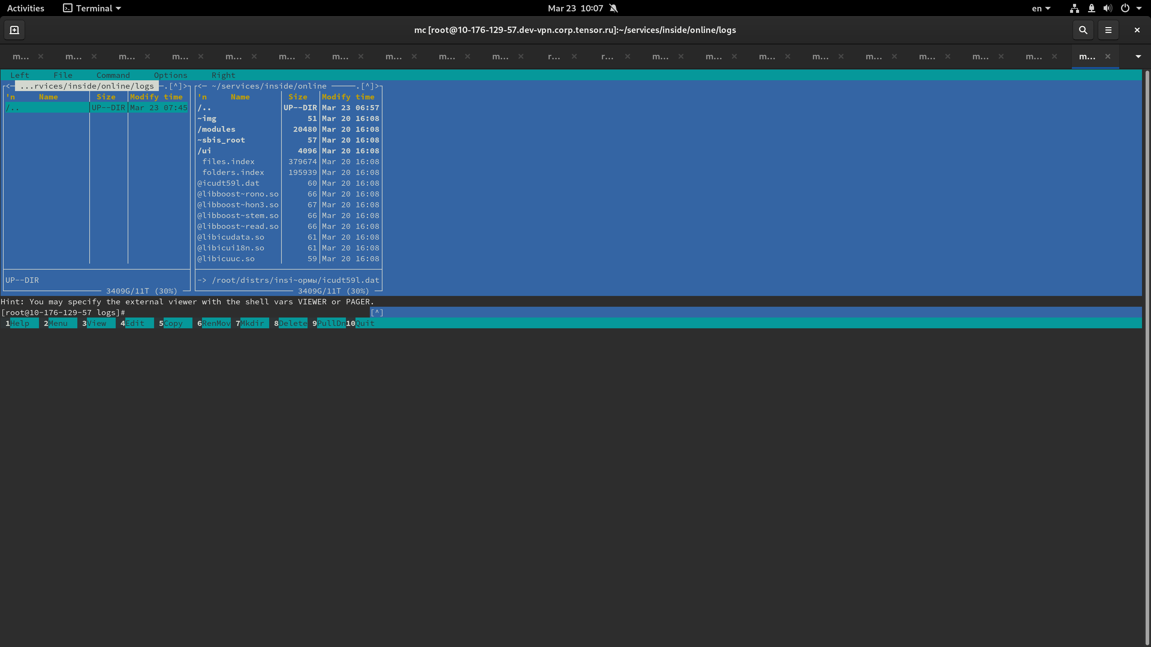 Since version 1.8.3-0.1.dev.gitaa6c8c2.fc33 all console utilities in  container working only in 80x25 chars . · Issue #5584 · containerspodman ·  GitHub