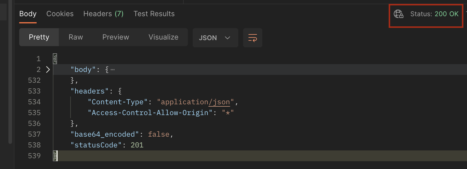 Lambda Status Code 202 at Barbara Peltz blog