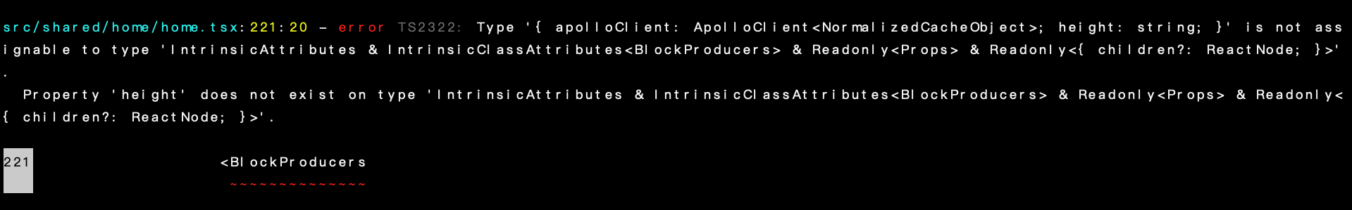 Typescript type error during testing; · Issue #580 · iotexproject/iotex ...
