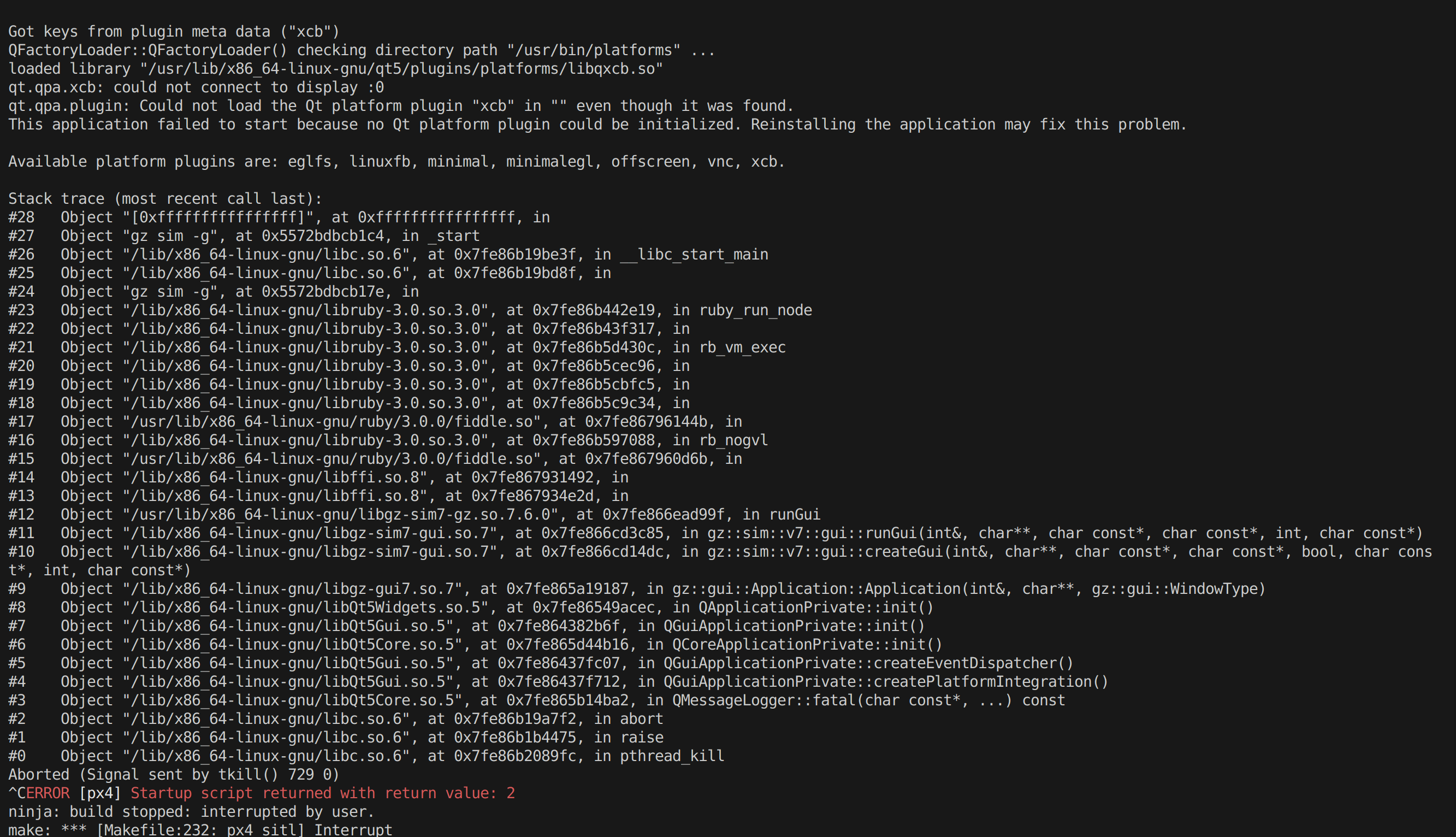 in docker , the gazebo cannot display correctly · Issue 21932 · PX4