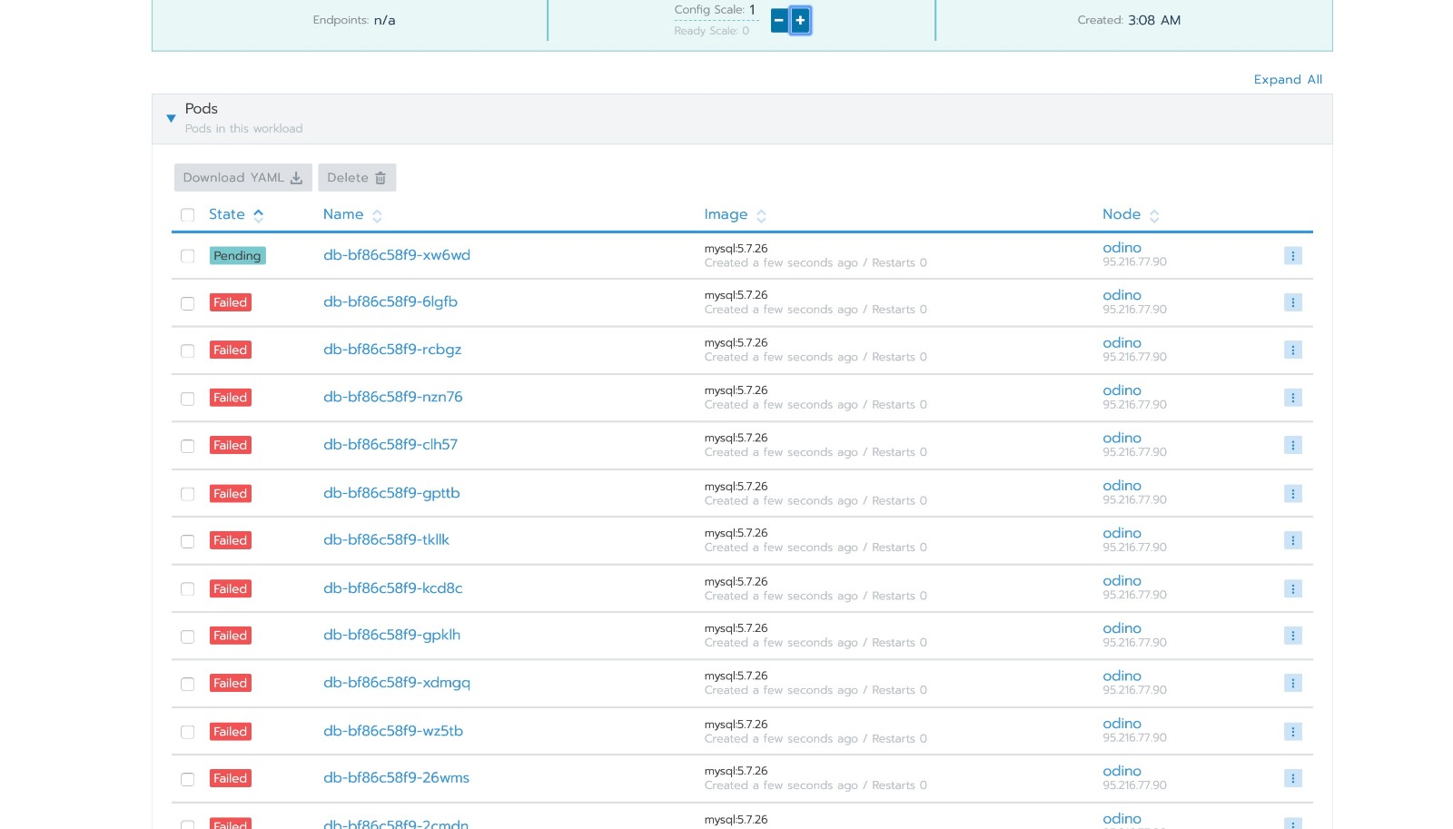 Workloads assigned to a specific node doesn't get deployed · Issue ...