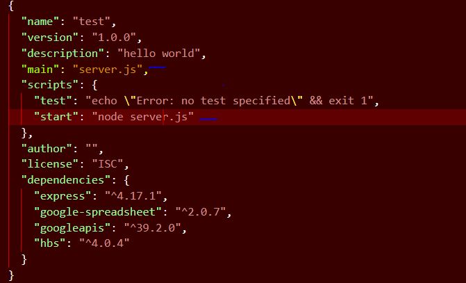 GitHub - rehaankhan1/GoogleSpreadSheetNodeJS: This is a simple API ...