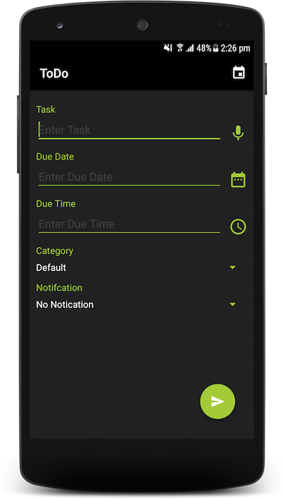 GitHub - iamfauz/ToDo: :pencil: A To-Do list android application having ...