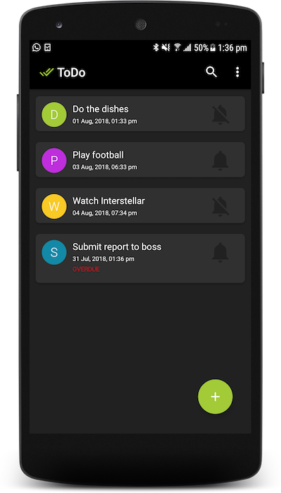 GitHub - iamfauz/ToDo: :pencil: A To-Do list android application having ...