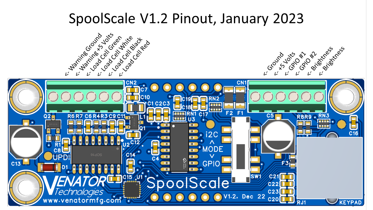 SpoolScale Pinout
