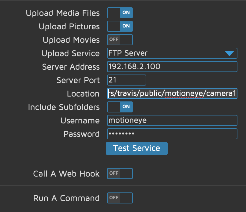 SFTP is trying to access path with // · Issue 2360 · motioneyeproject