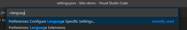 Language Settings