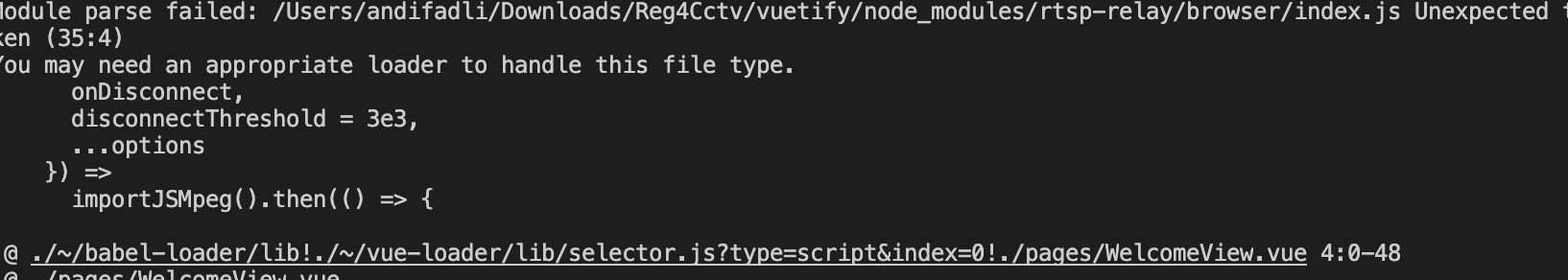 You may need an appropriate loader to handle this file type. · Issue ...