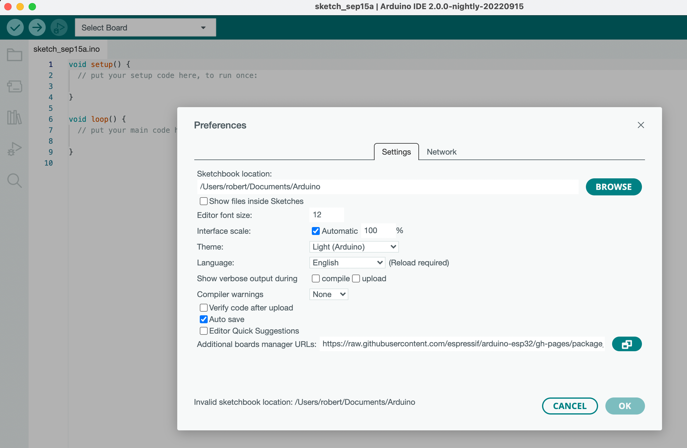 Cannot Add Additional Board Manager URLs Issue 1444 Arduino Cannot Add Additional Board Manager URLs Issue 1444 Arduino