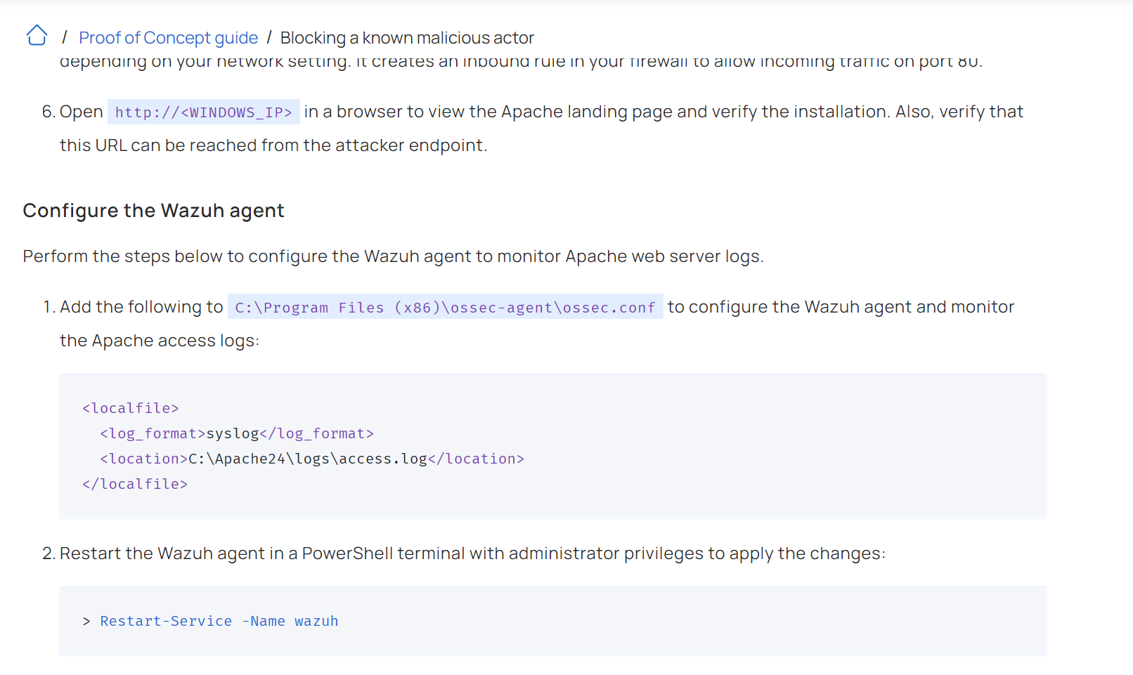 Active response seems to be triggered but attacker is not being blocked ...