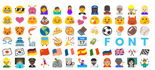 Releases DeeDeeG noto color emoji font GitHub