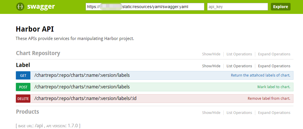 Need help in setting up swagger for harbor-release-1.7.1 · Issue #6948 ...