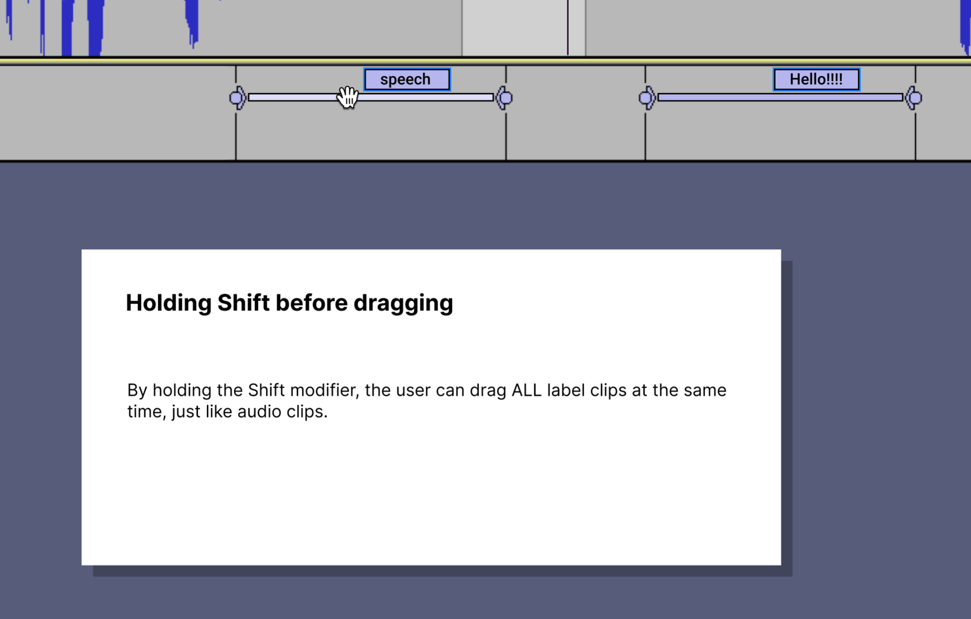 Modify label bar behaviour · Issue #1444 · audacity/audacity · GitHub