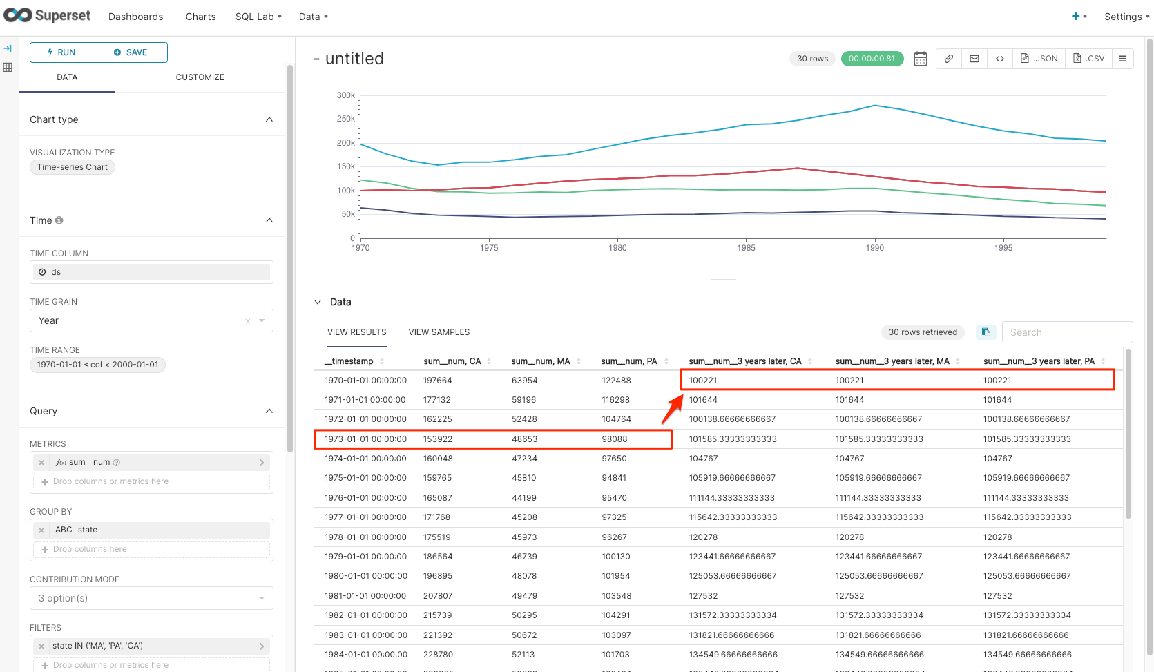 Time comparison-before