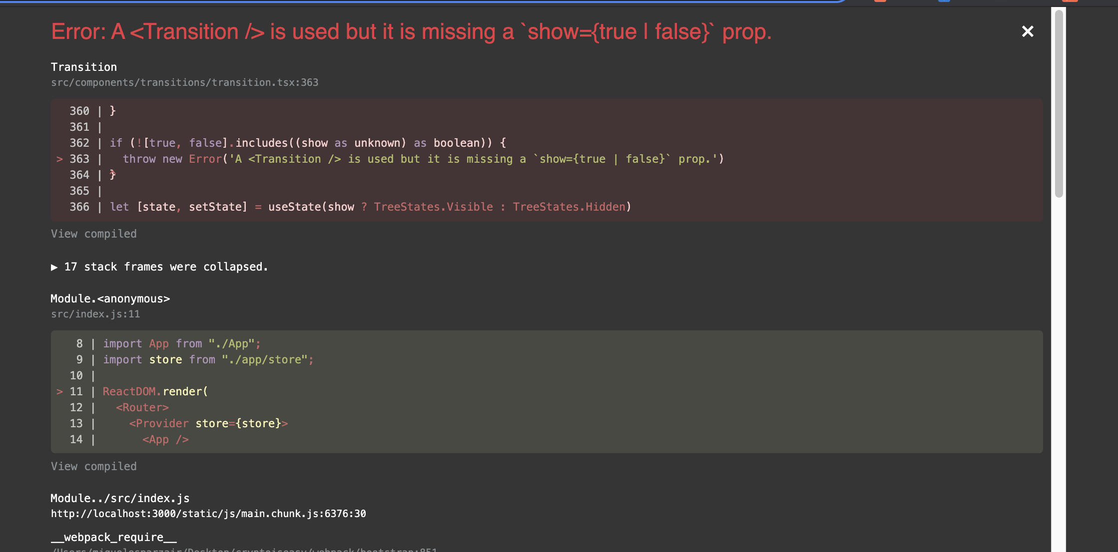 Bug on Home Screen With secondary nav and tertiary column · Issue 1019