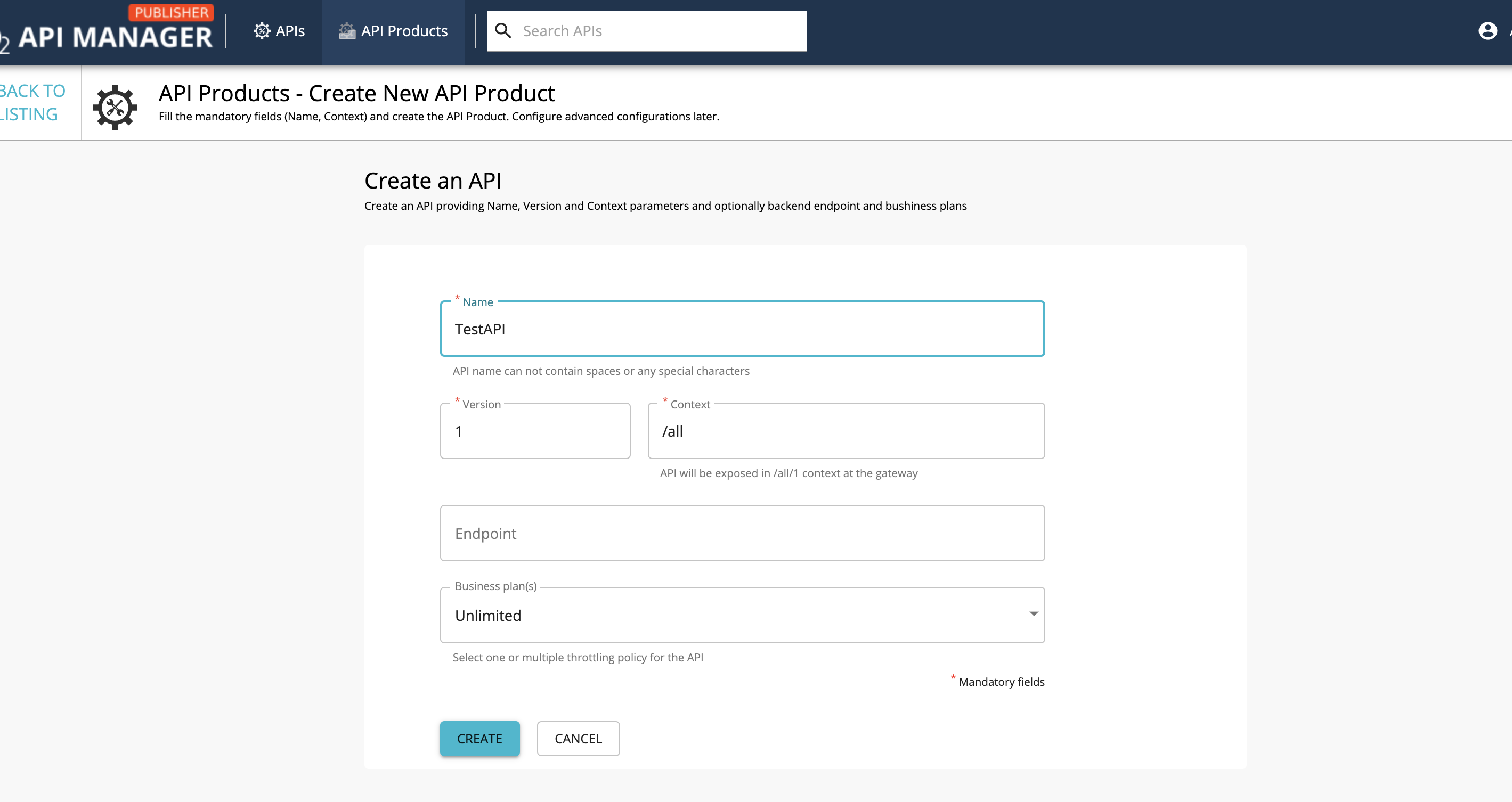 Cannot create an api product · Issue #5478 · wso2/product-apim · GitHub