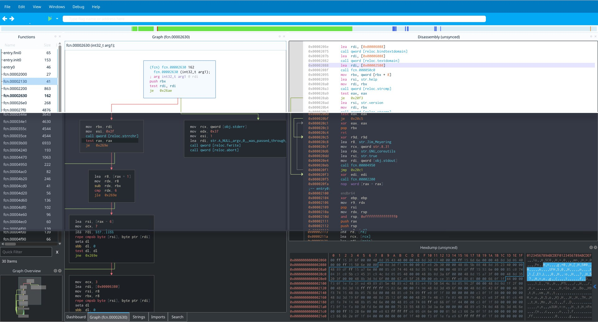 Navigation bar is all green · Issue #2195 · rizinorg/cutter · GitHub