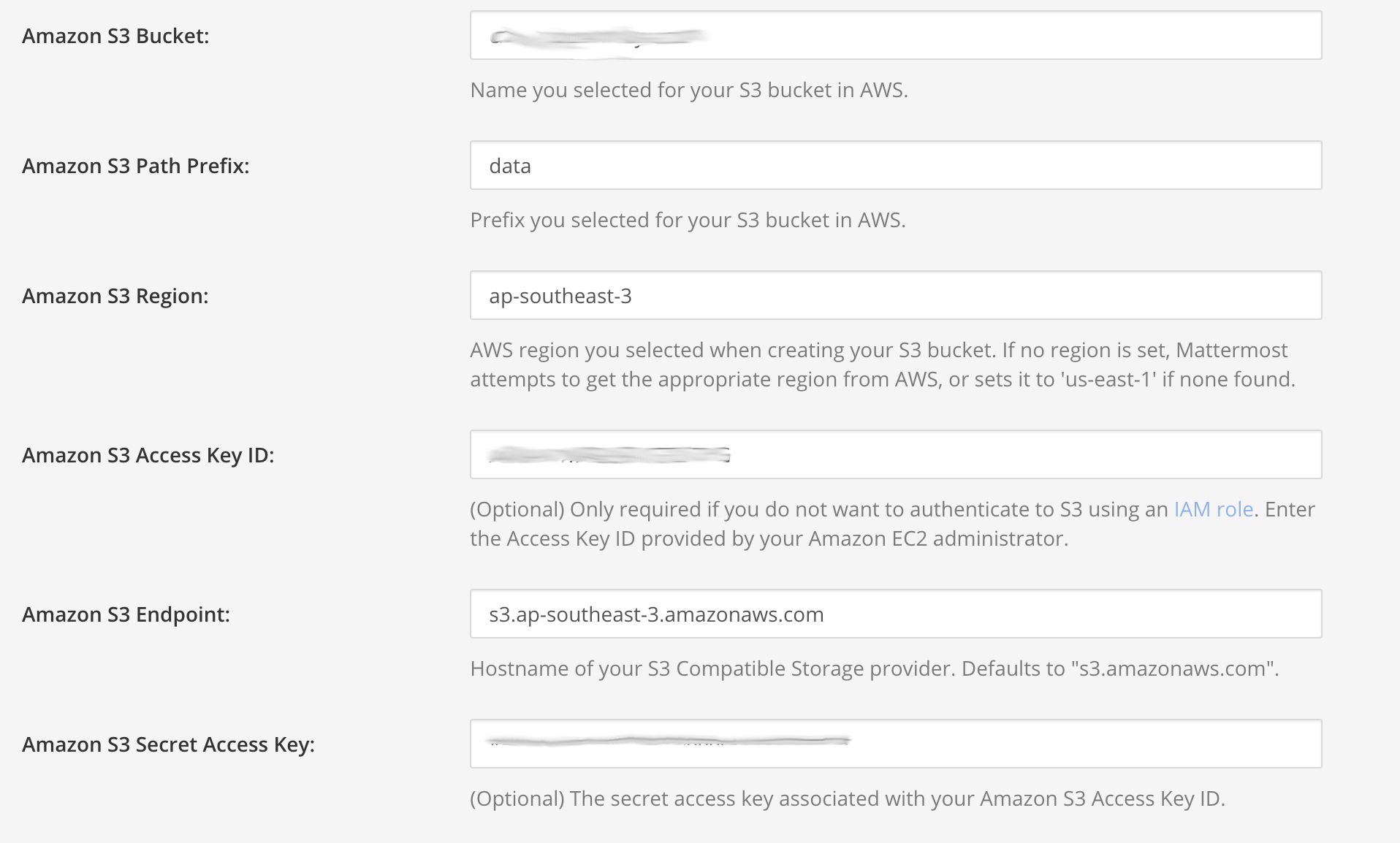S3 bucket region does not acknowledge `apsoutheast3` (optin region
