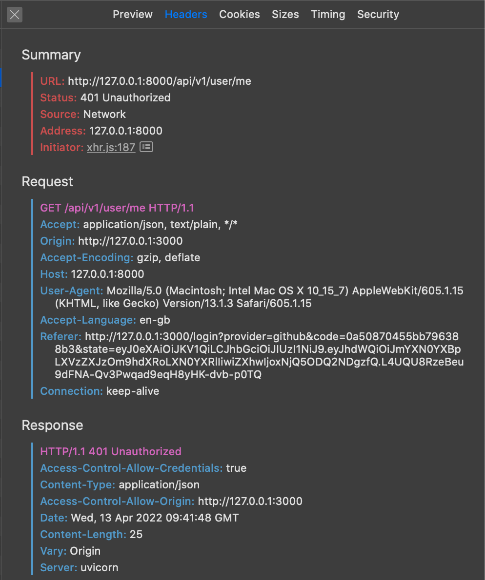 HttpOnly Set-Cookie not working on Safari. Works with Chrome and ...