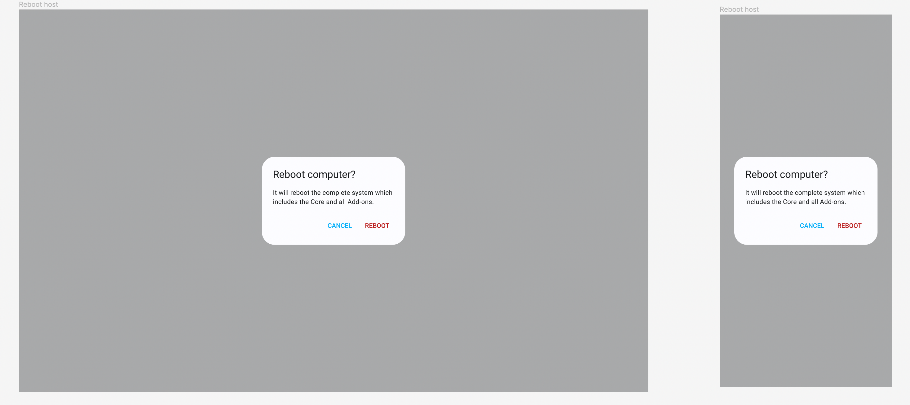 Update Reboot host dialog · Issue #13120 · home-assistant/frontend · GitHub